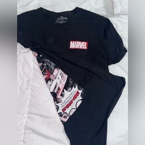 Marvel Spider-Man 2 sided graphic t shirt Large